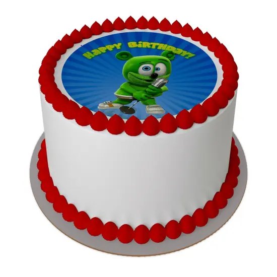 Gummib&auml;r Gummy Bear Dance edible Cake Topper {6}