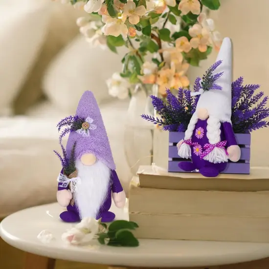 Summer Gnomes Spring Home Decor Tiered Tray Oranment (Harvest) {2}