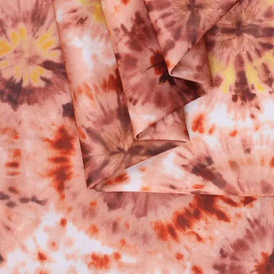 Mook Fabrics Tie Dye Printed PUL Fabric [60 in. Wide] Orange - By The Yard {2}