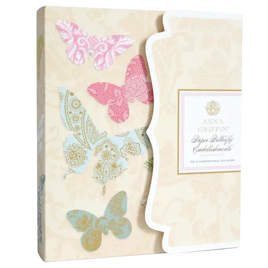 Paper Butterfly Embellishments {1}