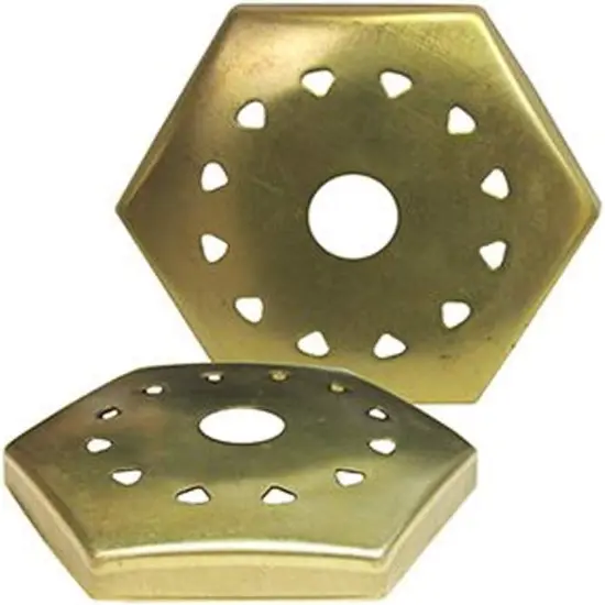 1-1/2" Vented Hexagon Vase Cap for Lamps and Fixtures {2}