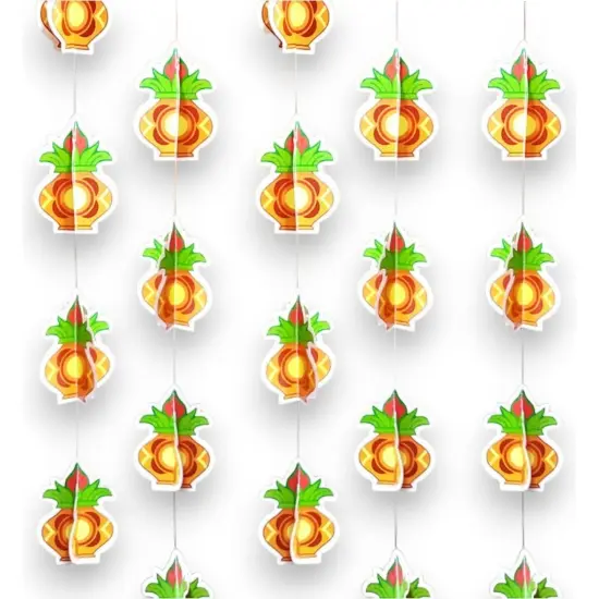 Makar Sankranti 4PC Paper Frill Kalash - Decorative Paper Kalash Frills Wall Hanging for Sankranthi Lohri Pongal Indian Harvest Festival Backdrop Kalash Decor Strings - Indian Wedding Favor {2}