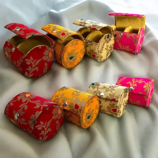 Bangle Box Organizer Bulk Assorted Bangle Jewelry Storage Boxes Beautiful Bangle Case Indian Wedding Favor Bridesmaid Gift - Travel Essential Accessories for Women {4}