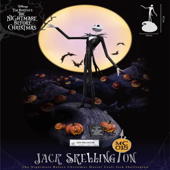 The Nightmare Before Christmas Master Craft Jack Skellington Table Top Statue {3}