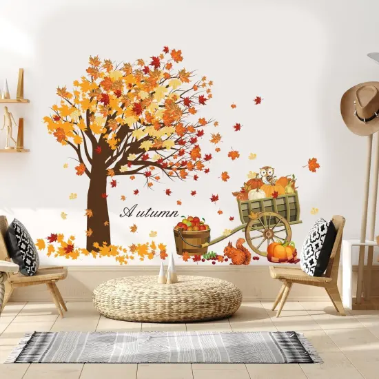 Fall Thanksgiving Wall Decals {1}