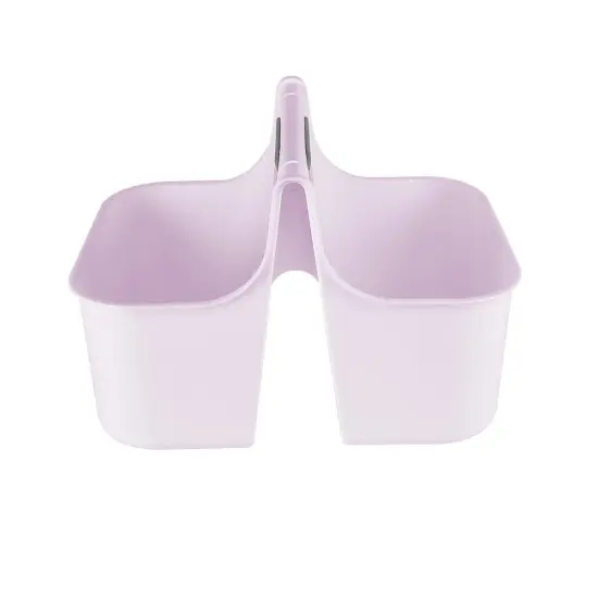 Portable Shower Caddy, Bathroom Organizer Basket, Perfect Size for Dorm/College White {3}