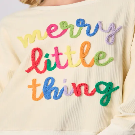Cozy Embroidered Christmas Sweatshirts Green {4}