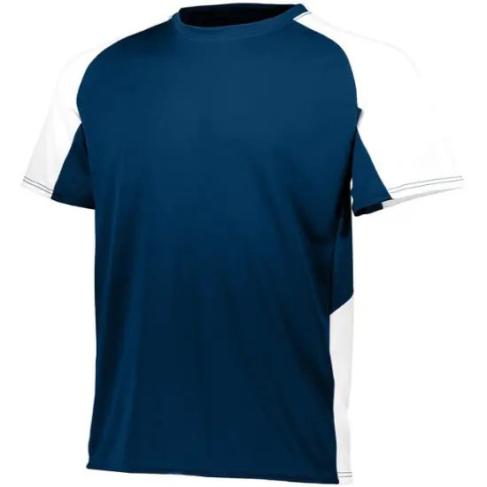 Augusta Sportswear&reg; Youth Cutter Jersey NAVY/ WHITE {1}