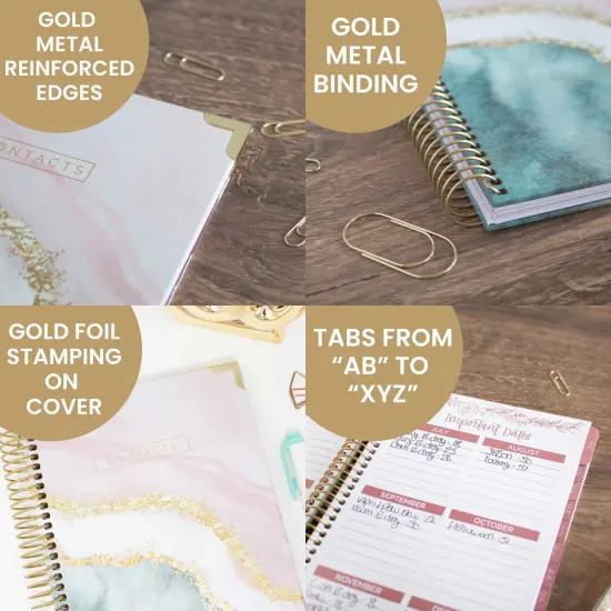 bloom daily planners Contact Book, 6" x 8.25", Daydream Believer {5}