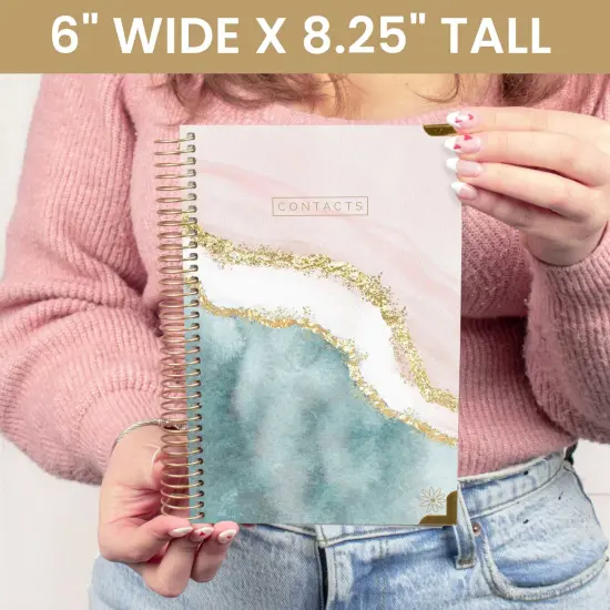 bloom daily planners Contact Book, 6" x 8.25", Daydream Believer {6}