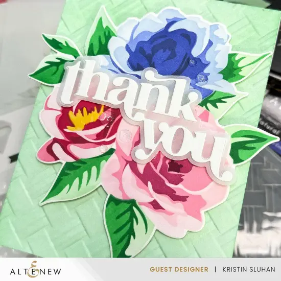 Natural Wicker Pattern 3D Embossing Folder {4}