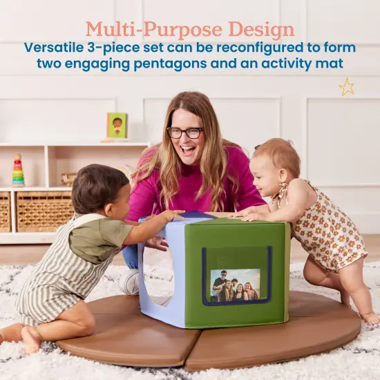 SoftZone Wall of Mirrors, Activity Center Earthtone {5}