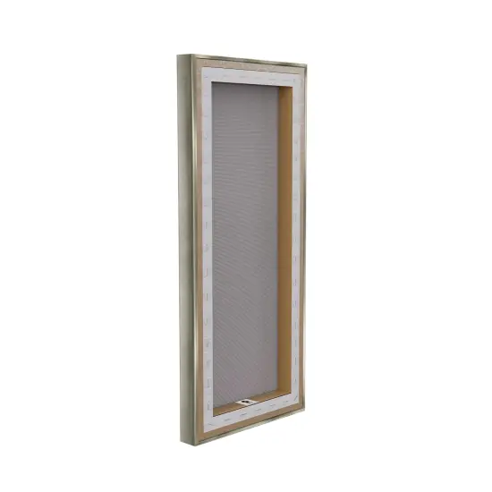 Stupell Industries Bird Peeking at Bouquet Framed Floater Canvas Wall Art Design by Reinders {6}