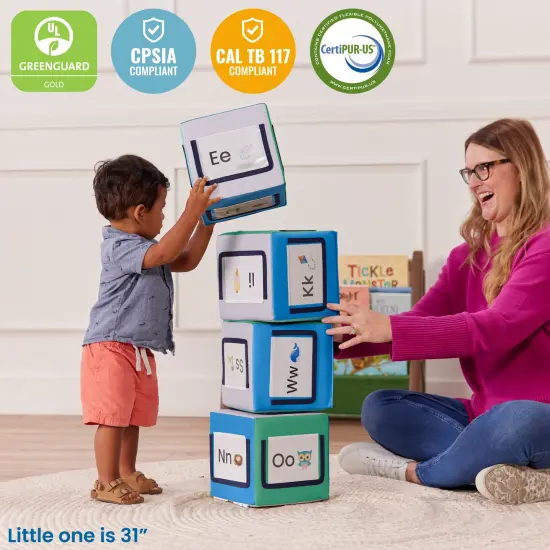 Picture Me Blocks, Activity Cubes, 4-Piece Contemporary {6}