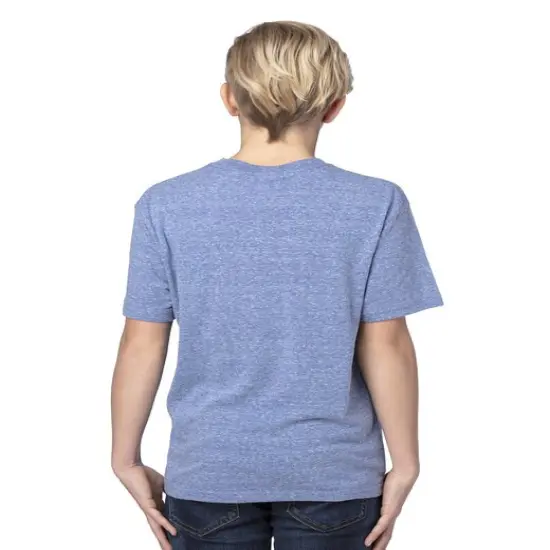Threadfast&reg; Apparel Youth Triblend T-Shirt ROYAL TRIBLEND {8}
