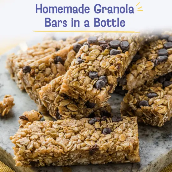 Baketivity Chocolate Granola Mix- Duff in a Bottle Granola Bar Baking Kit for Kids and Adults - Premeasured Ingredients like Oats, Banana Chips, Vanilla Sugar, Unsweetened Coconut, and Chocolate Chips {2}