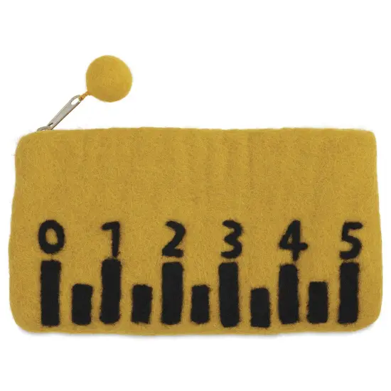 Aitoh Felt Ruler Pouch - 4-1/2" x 8-1/2" {1}
