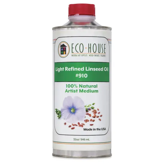 Eco-House Light Refined Linseed Oil - 32 oz can {1}