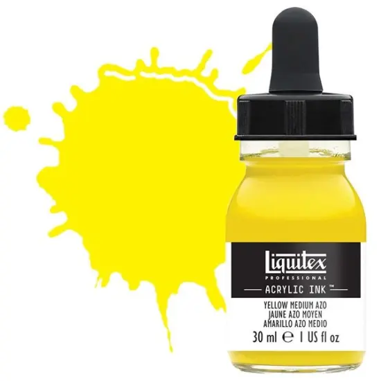 Liquitex Professional Acrylic Ink 30ml Bottle - Yellow Medium Azo {1}