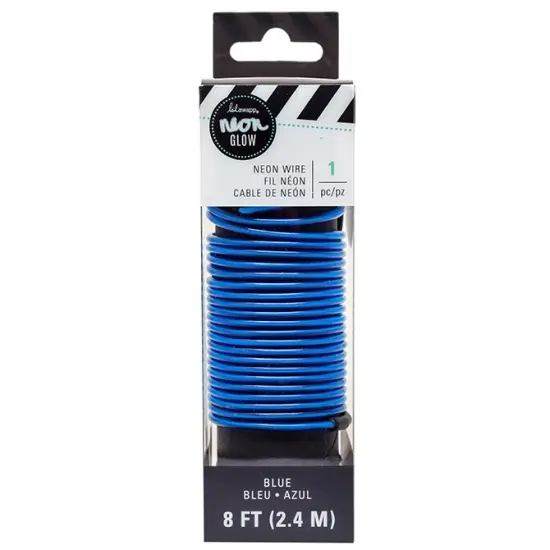 NEON LIGHTS - Heidi Swapp - WIRE - BLUE - 8 FT 314213 by American Crafts {1}