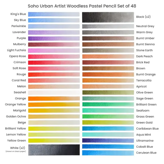 SoHo Urban Artist Woodless Pastel Colored Pencil {6}