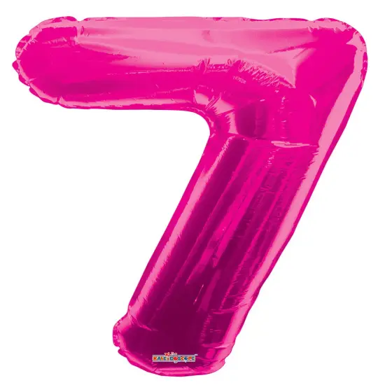 34" Numeral 7 Balloon - Pink, 1ct {1}