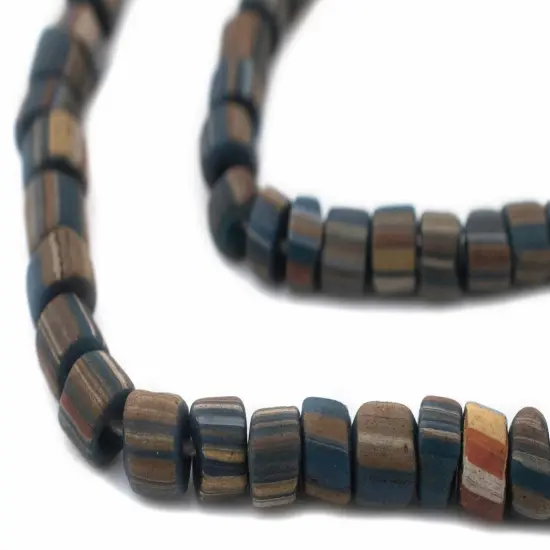 The Bead Chest Creamy Teal Java Gooseberry Beads (6-8mm) {1}