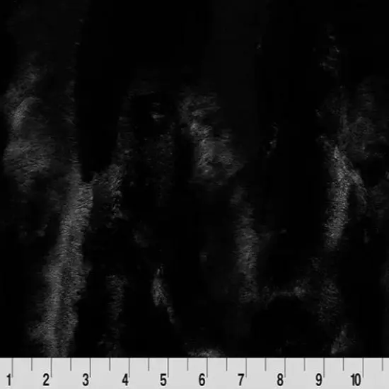 Black Luxe Cuddle Mirage 80" Fabric per yard {1}