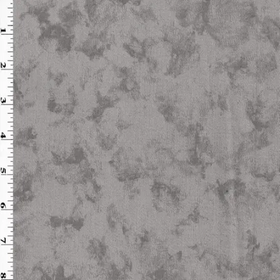 Cement Gray Abstract Texture Printed Twill Decor Fabric By the Yard {1}