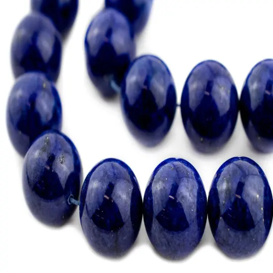 The Bead Chest Round Lapis Lazuli Beads (18mm) {1}
