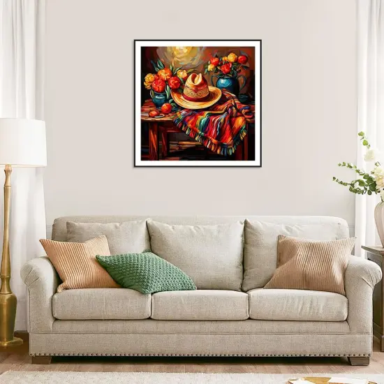 5D Hat Diamond Painting Kits - 12x12 Inch {3}