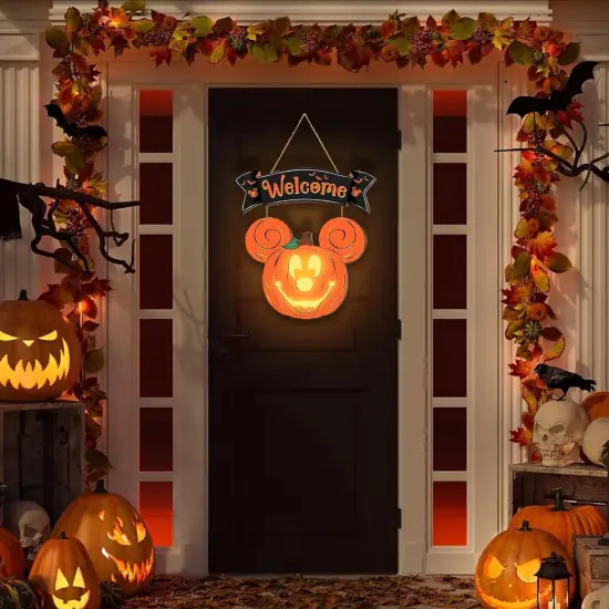 Halloween Mouse Pumpkin Lantern {2}