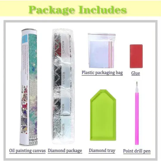 5D Gnome Mushroom Diamond Painting Kits - 12x12 Inch {5}