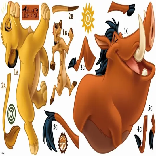 Disney The Lion King Giant Peel and Stick Wall Decals {3}