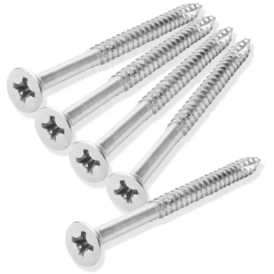 Cauldham Wood Screws #9 x 2-1/4 Inch for Door Hinges - 25 pack {1}