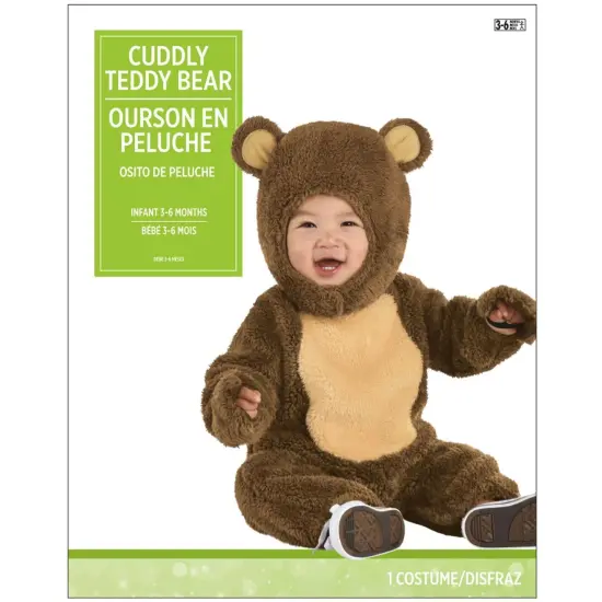 Cuddly Teddy Bear Infant Costume {7}