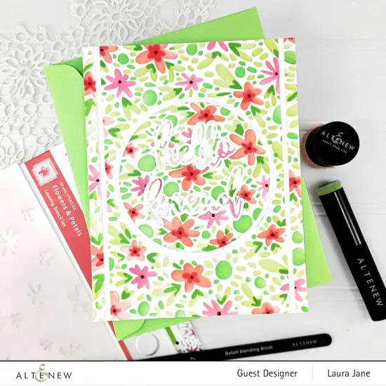 Flowers & Petals Layering Stencil Set (4 in 1) {5}