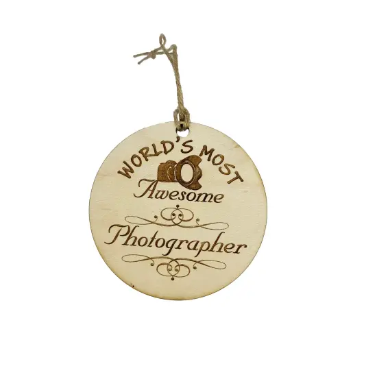 Worlds most Awesome Photographer - Ornament {5}