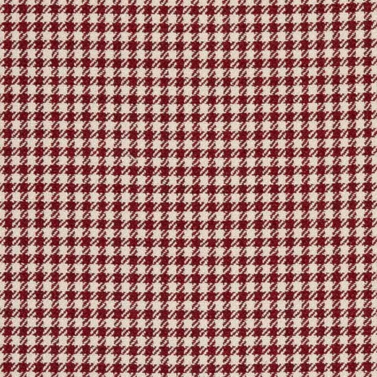 Check Crimson - Red & Burgundy Check & Houndstooth,Small Scale Upholstery Fabric 54 Inches" {1}