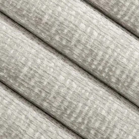 Sterling - Grey & Silver Plain & Solid Upholstery Fabric 54 Inches" {2}