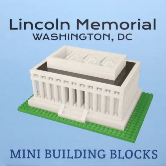 Mini Building Blocks - Lincoln Memorial {4}