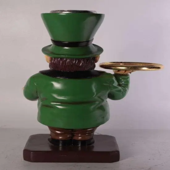 Leprechaun Smoking Ash Tray Butler Life Size Statue {6}