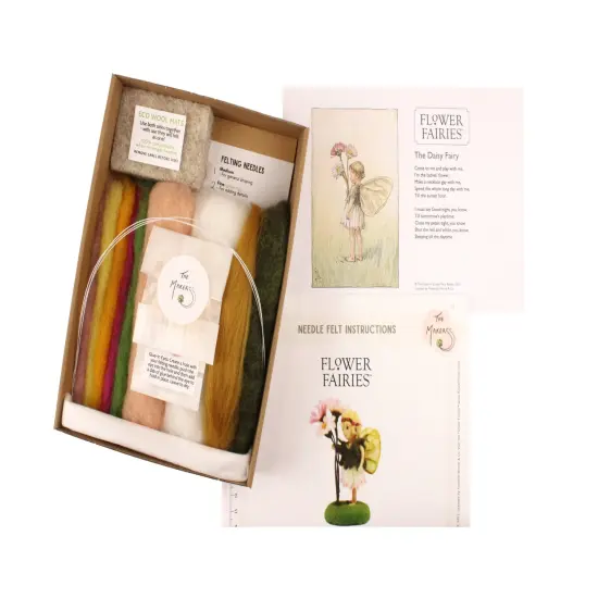Felting Kit -Daisy Fairy Needle Felting Kit {4}