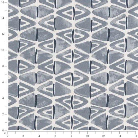 Sky - Blue Abstract & Geometric,Global Upholstery Fabric 54 Inches" {4}