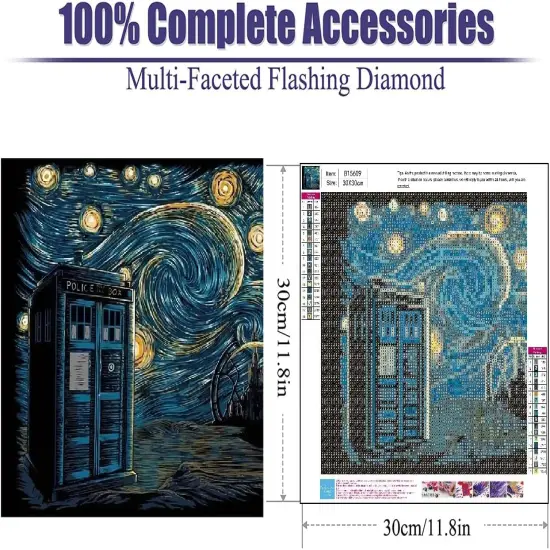 Mysterious Starry Sky Full Drill 5D Diamond Painting Kits {2}