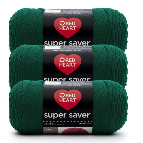Red Heart Super Saver Yarn 24 Pack-Paddy Green {1}