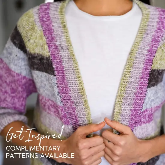 Mandala Ombr&eacute; Yarn with Vibrant Colors {4}