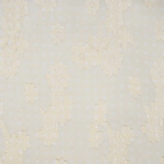 1 Yard Banana Floral Jacquard Chiffon Fabric Sheer Lightweight Polyester 57/58" Wide {2}