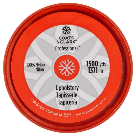 Coats Professional Upholstery Thread 1500yd-Black {7}