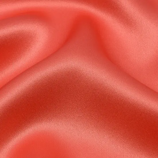 1 Yard Silk Charmeuse Coral Luxurious Fabric 44" Wide for Gowns, Dresses & Blouses {3}